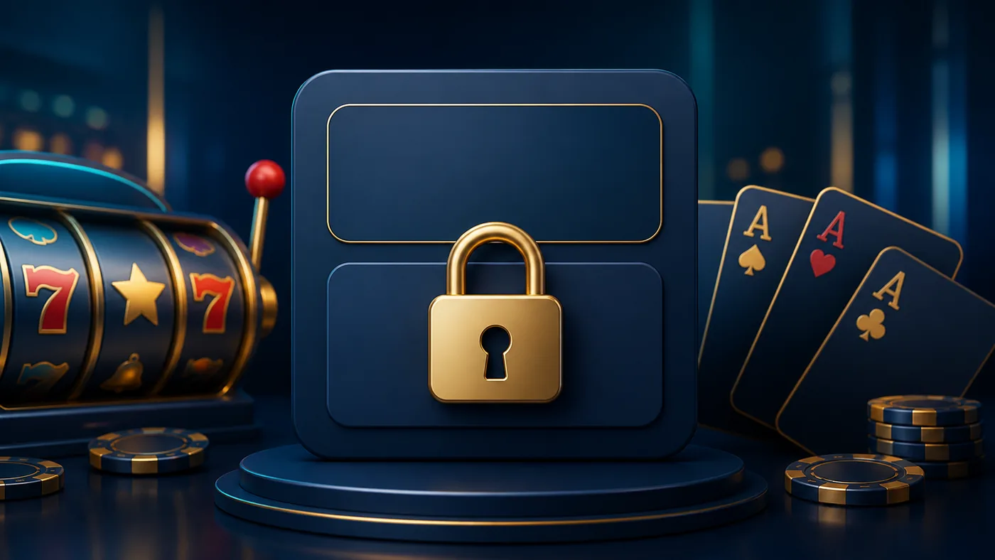 Verificação de entrada de conta em cassino on-line